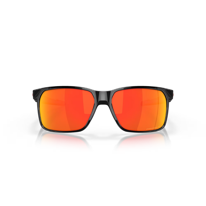 Oakley Portal X in Polished Black Prizm Ruby PolarizedLens-1